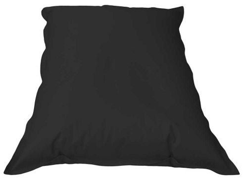 Image of Valufurniture Large Slab Black Bean Bag