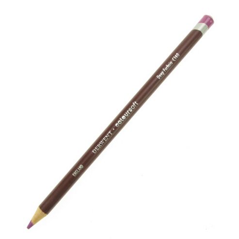 Image of West Design Products Derwent C140 Coloursoft Pencils Fuchsia