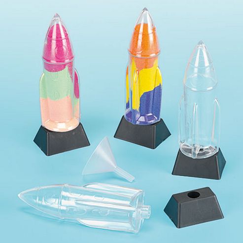 Image of Rocket Sand Art Bottles (pack Of 4)