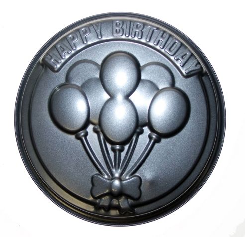 Image of Eddingtons Non Stick Cake Tin, Happy Birthday