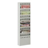 Safco Medium Steel Display Pockets in Grey