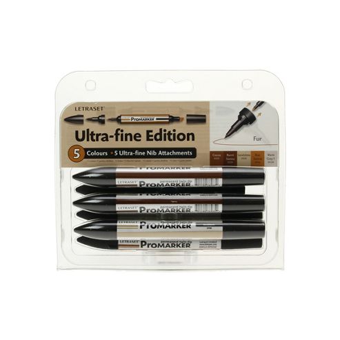 Image of Promarker Ultra-fine 5 Set - Fur
