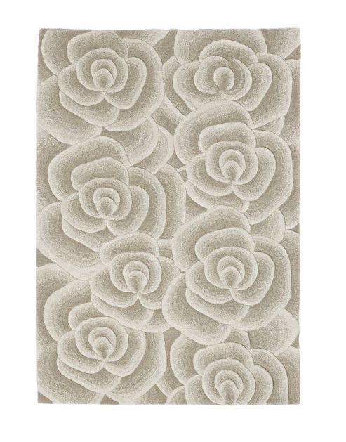 Image of Oriental Carpets & Rugs Valentine Vl-10 Beige Rug - 150cm X 230cm