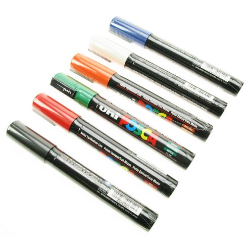 Image of Uni Pc-5m Posca Marker 6pk