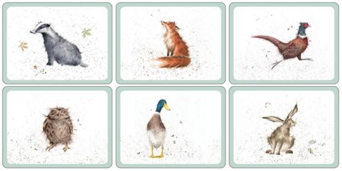 Image of Pimpernel Wrendale Designs Placemats Set Of 6