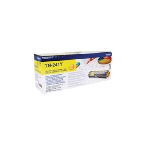 Image of Brother Tn-241y (yield 1,400 Pages) Yellow Toner Cartridge