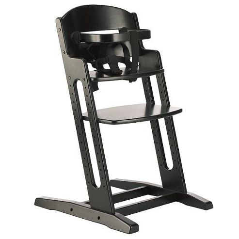 Image of Babydan Danchair Wooden Safety High Chair Black