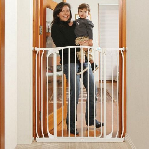Image of Dreambaby F792w Extra Tall Hallway Gate White 97cm - 135cm