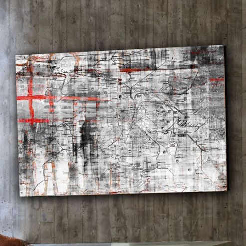 Image of Parvez Taj Metro Wall Art - 61 Cm H X 91 Cm W X 5 Cm D