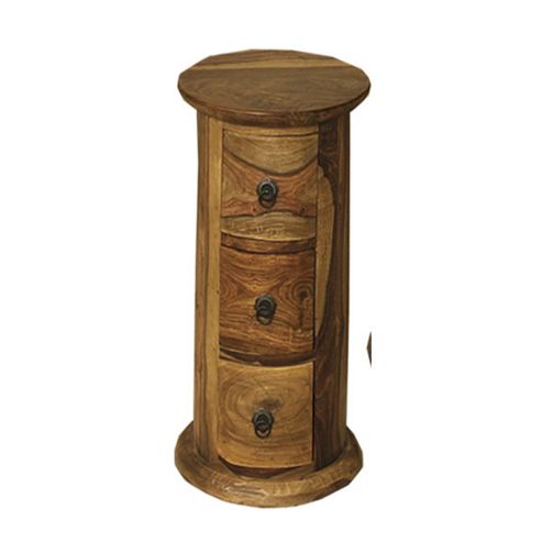 Image of Elements Jaitu 3 Drawer Round Chest