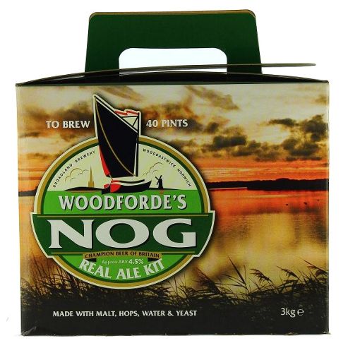 Image of Woodfordes Norfolk Nog (abv 46%) 40 Pint Real Ale Home Brew Beer Kit