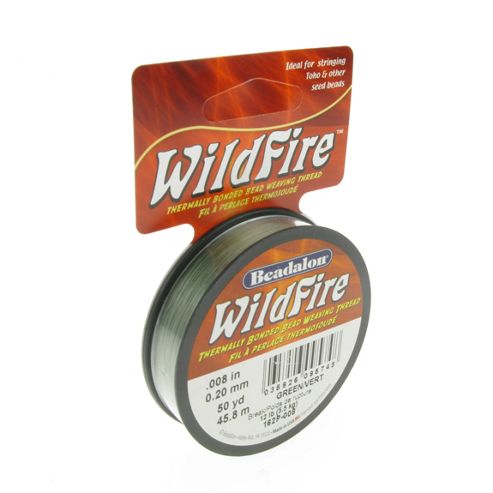 Image of Beadalon Wildfire 0.20mm Green 45.8m