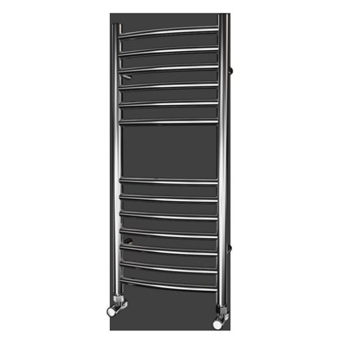Image of Urbane Designs Curvo Curved Traditional Heated Towel Rail - 80 Cm H X 35 Cm W X 13 Cm D