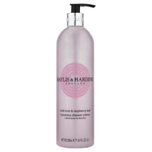 Image of B&h Wild Rose & Raspberry Leaf Shwr Crm 500ml
