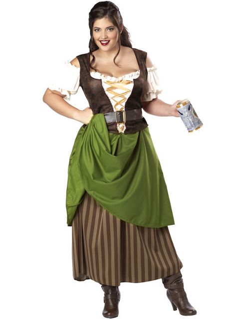 Image of Tavern Maiden Costume (plus Size) Dress 16 To 18