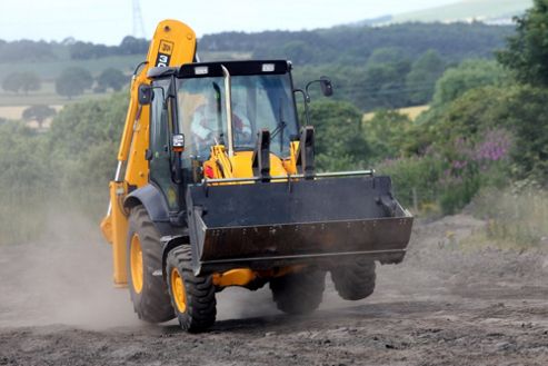 Image of Jcb Dumper Racing At Diggerland