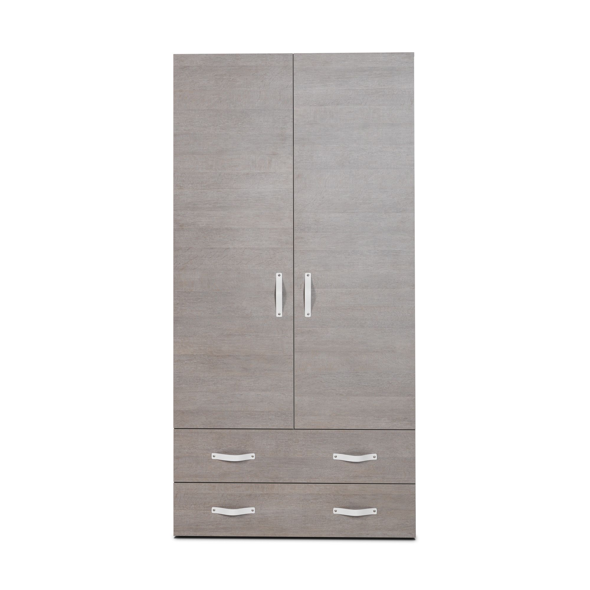 Didit Two-Drawer Wardrobe - Riverside Oak Light at Tescos Direct