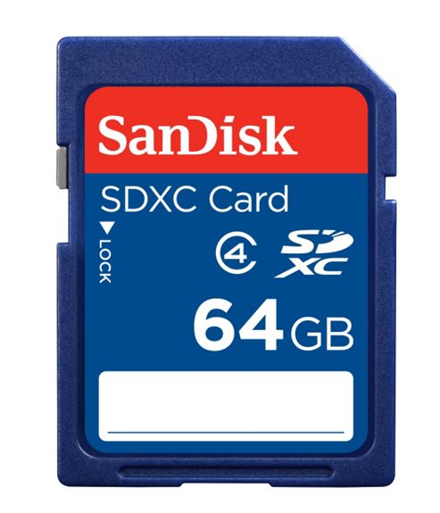 Image of Sandisk Sdxc Memory Card 64gb