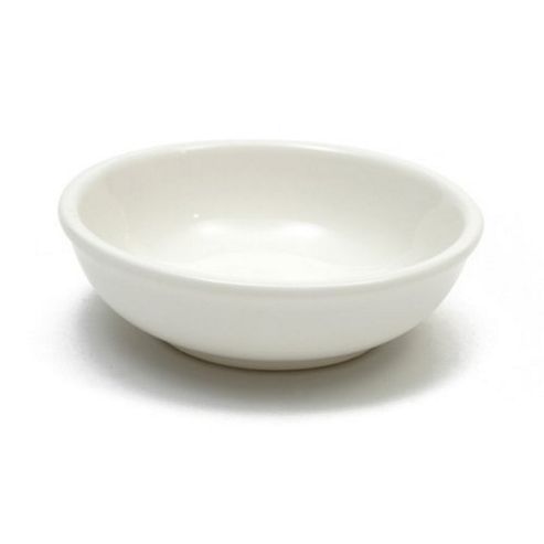 Image of Mw White Sauce Dish 7cm Basic