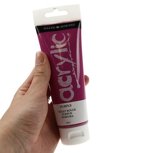 Image of Daler Graduate Acrylic Purple 120ml