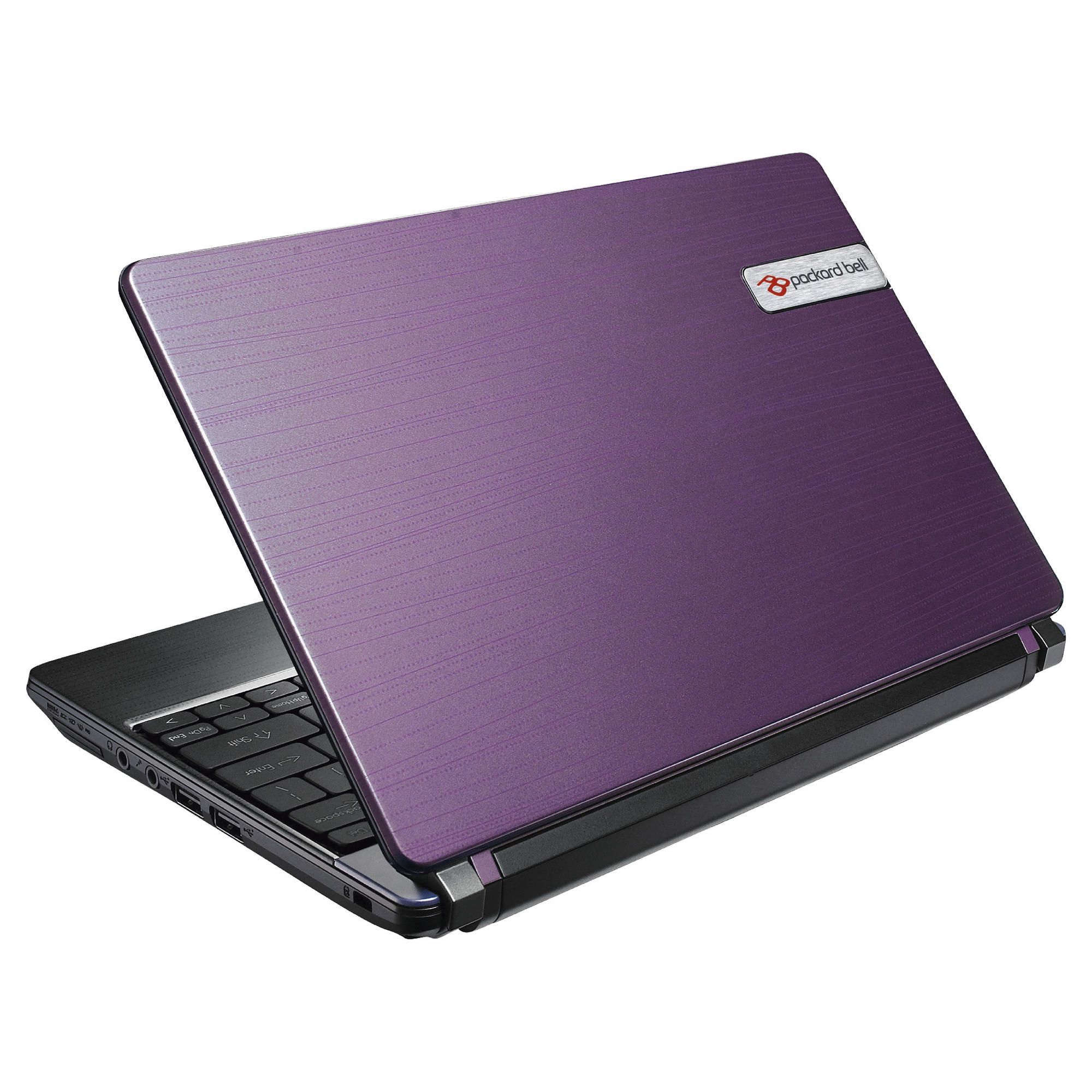 Packard Bell, Dot-S 6 Cell, Intel Atom N2600, 1GB, 320GB, 10.1", Netbook, Purple/White