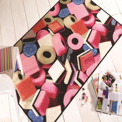 Image of Matrix Themes Allsorts Multi 100x160 Nylon Cm Rug