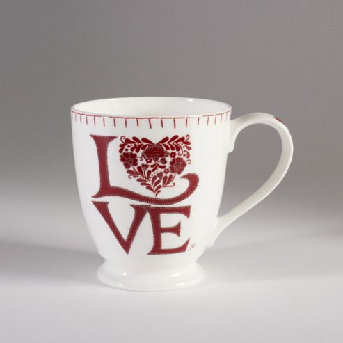 Image of Jan Constantine Romany Love Design Tall Fine China Mug