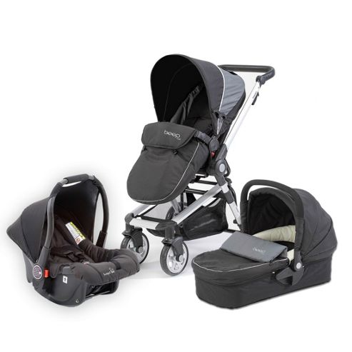 Image of Baby Elegance Beep Twist Travel System - Black