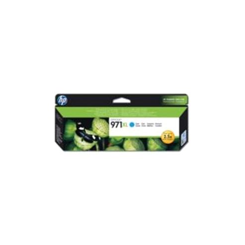 Image of Hp 971xl Cyan Ink Cartridge (yield 6600 Pages) For Officejet Pro X Series Printers