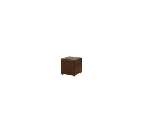 Image of Global Furniture Direct Cube Ottoman - Irovy Faux Leather