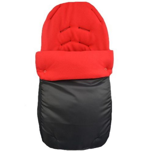 Image of Preciouslittleone Car Seat Footmuff (black/red)