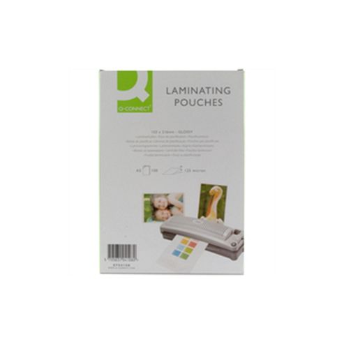 Image of Q-connect Laminating Pouch A5 125micron Pack Of 100 Kf04108