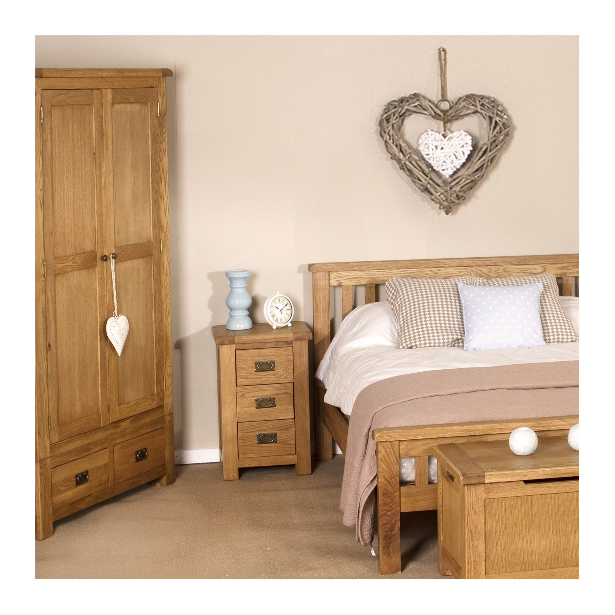 Elements Woodville Two Door and Two Drawer Wardrobe at Tesco Direct