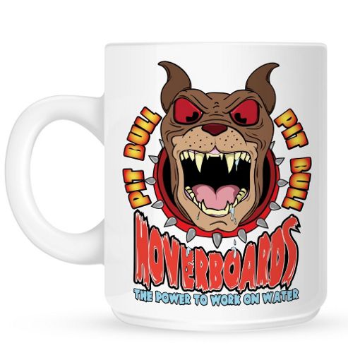 Image of Pit Bull Hoverboards 10oz Ceramic Mug