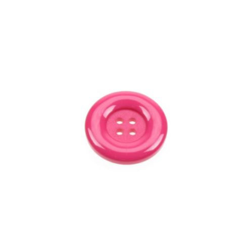 Image of Dill Buttons 23mm Round - Cerise