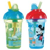 Mickey Click Lock Flip Straw Cup