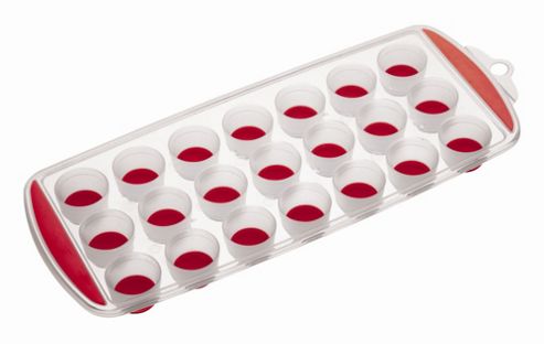 Image of Kitchencraft Colourworks Ice Cube Tray, Red