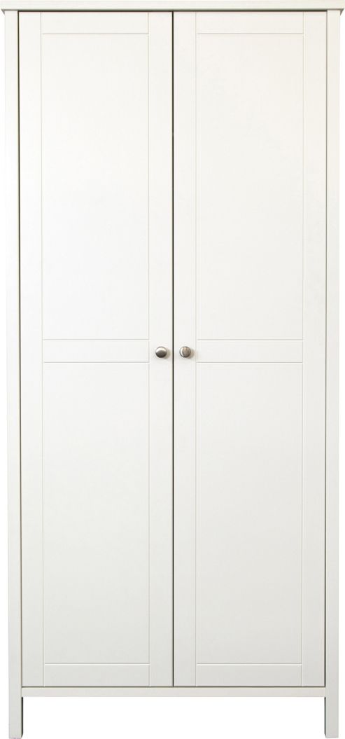 Image of Home Essence Talmo 2 Door Wardrobe In White