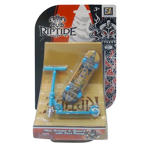 Image of Riptide Mini Scooter And Board With Vert Ramp