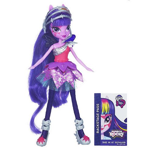 Image of My Little Pony Equestria Girls Doll - Rainbow Rocks Twilight Sparkle
