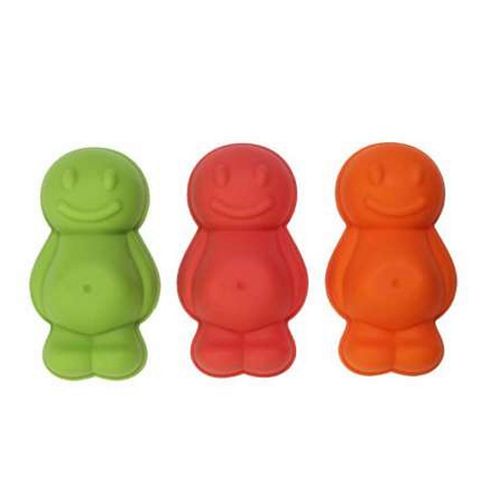Image of "swift Jelly Baby Mould, Set Of 3, Lime, Red And Orange"
