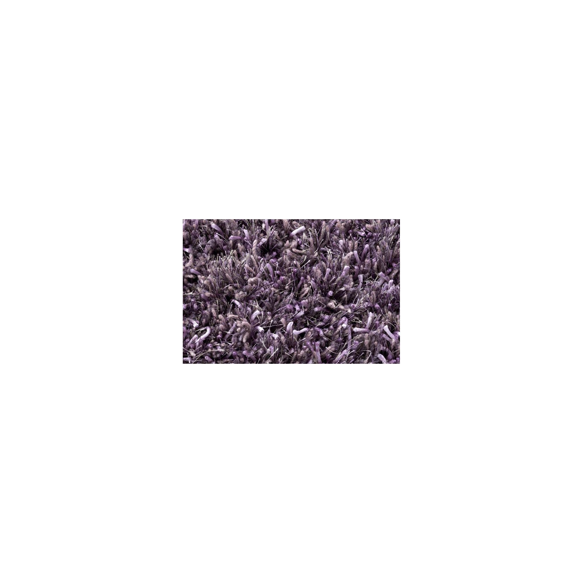 Linie Design Ronaldo Lavender Shag Rug - Round 150cm at Tesco Direct