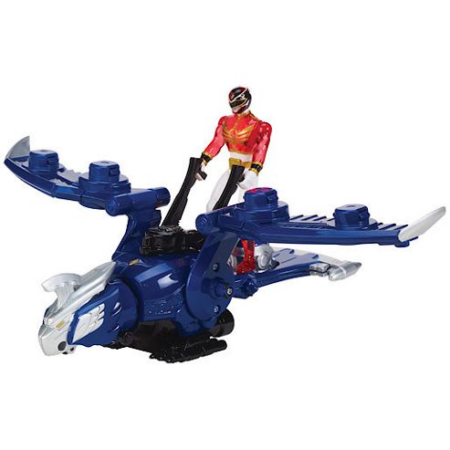 Image of Power Rangers Megaforce Gosei Jet With Red Ranger Figure