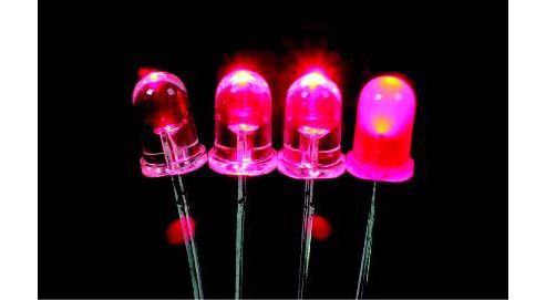 Image of 5mm Clr Red 4cd Led