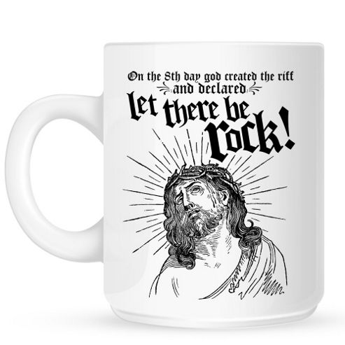 Image of Let There Be Rock 10oz Ceramic Mug