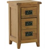 Kelburn Furniture Bordeaux 3 Drawer Bedside Table