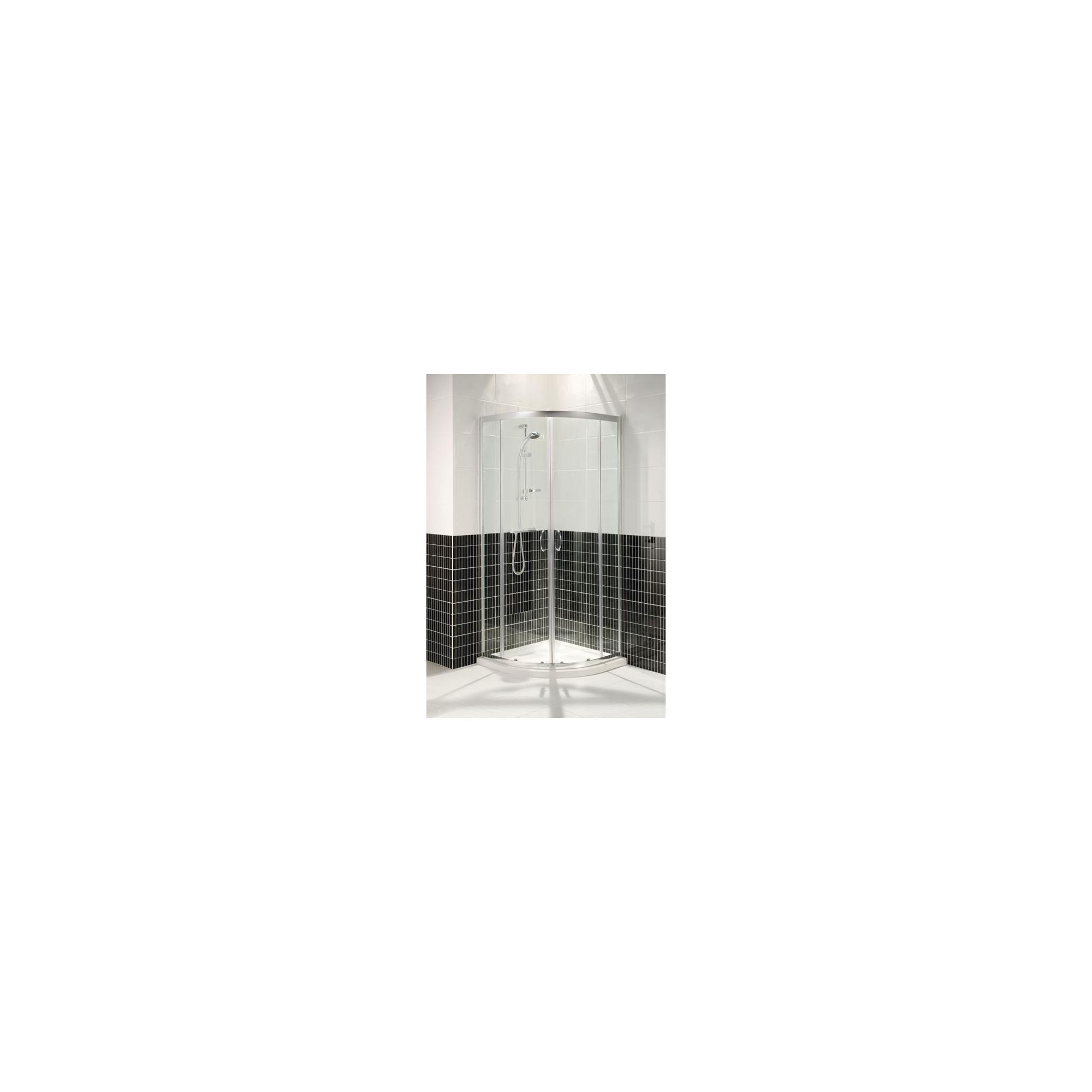 Balterley Semi-Frameless Quadrant Shower Enclosure, 800mm x 800mm, Low Profile Tray, 6mm Glass at Tesco Direct