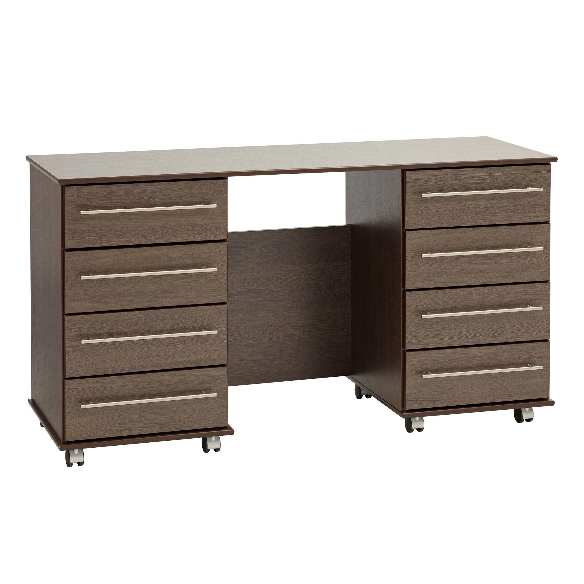 Ideal Furniture New York Double Dressing Table - Oak at Tesco Direct