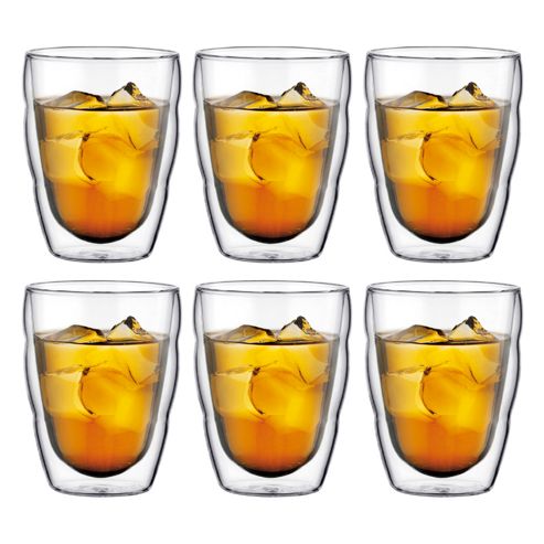 Image of Bodum Pilatus Double Wall Thermo Glasses, 0.25l, Boxed Set Of 6
