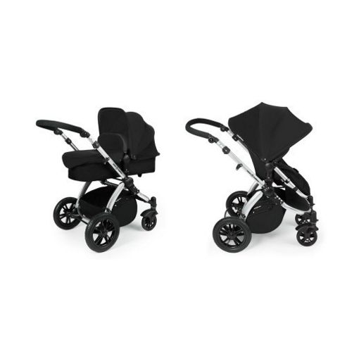 Image of Ickle Bubba Stomp V2 2-in-1 Pushchair (black)
